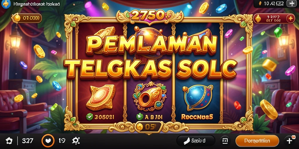 Tampilan utama dari gameplay Slot yang mengasyikkan di 2757.