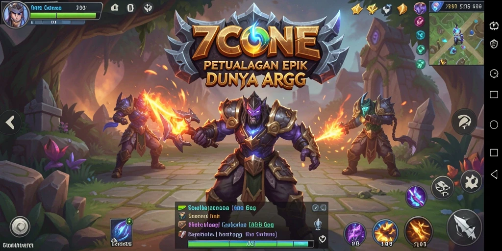 Gameplay seru di dunia fantastis 7CONE.