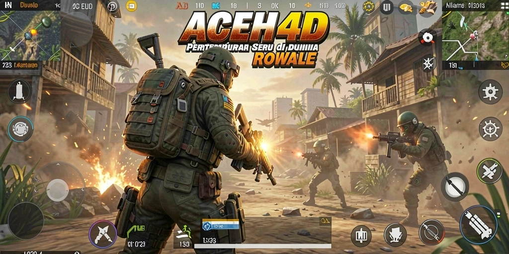 Gameplay mendebarkan dalam ACEH4D di tengah pertempuran intens.