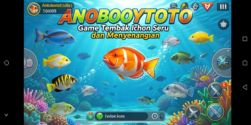 Tangkapan layar gameplay ANOBOYTOTO yang penuh aksi Tembak Ikan.