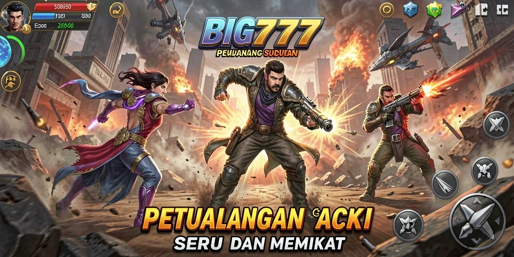 Gameplay seru dengan pertarungan yang mendebarkan di BIG777.