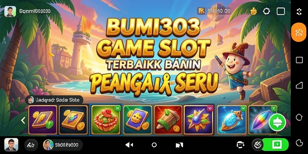 Tampilan gameplay seru dari BUMI303 dengan efek grafis menawan.