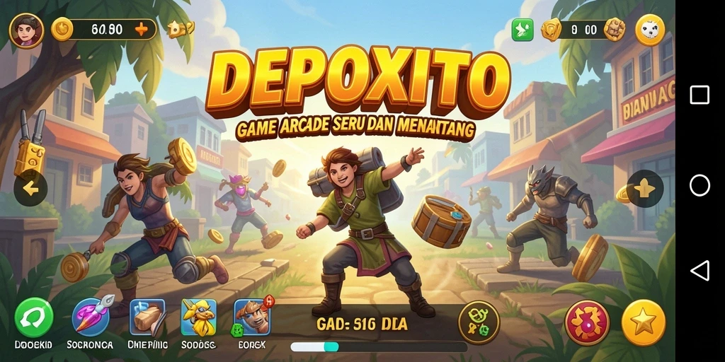 Screenshot gameplay DEPOXITO yang menampilkan aksi seru.