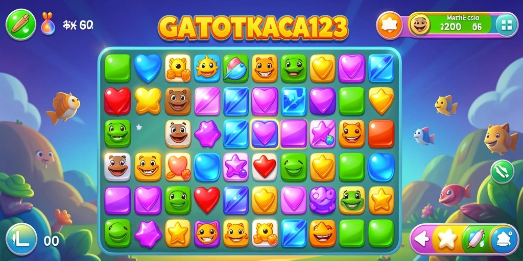 Tampilan gameplay GATOTKACA123 yang seru dan menantang.