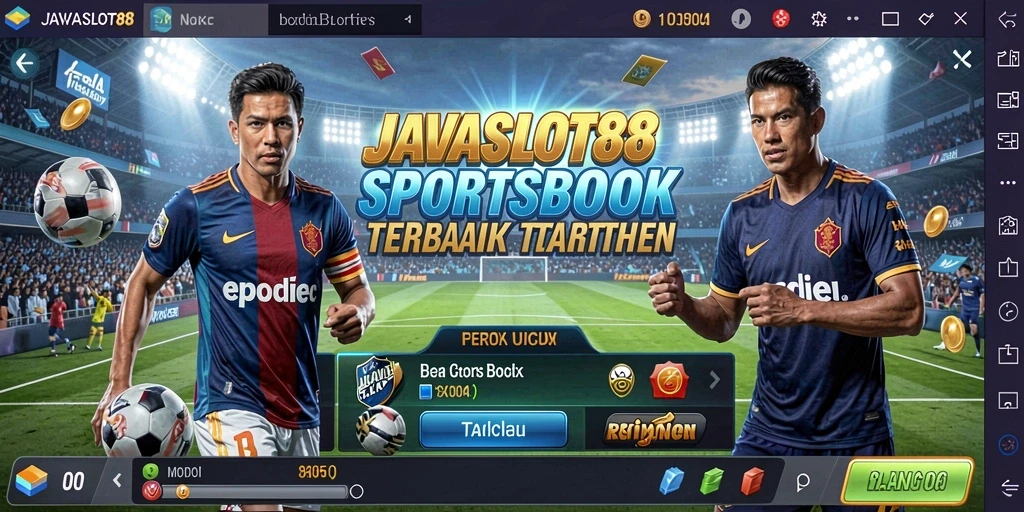 Tampilan utama JAVASLOT88 dengan berbagai opsi taruhan olahraga.