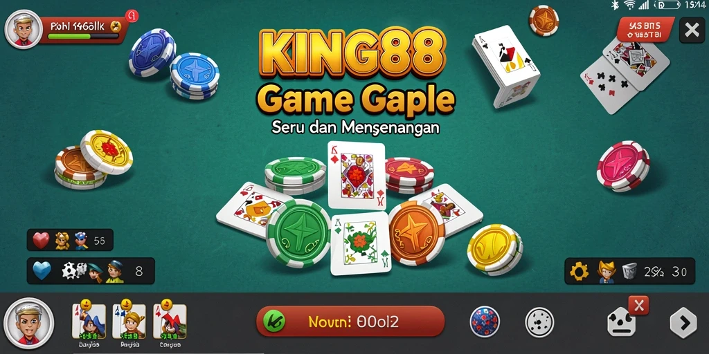 Tampilan gameplay KING88 yang menarik dan interaktif.