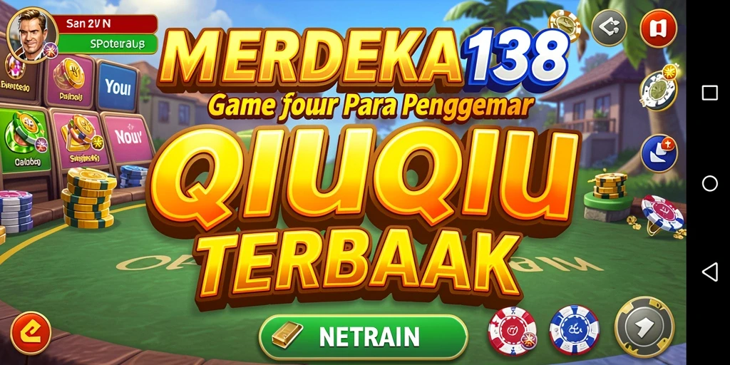 Tampilan gameplay menarik dari MERDEKA138 pada saat bermain QiuQiu.