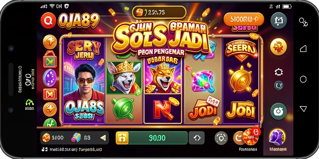 Tampilan menarik dari gameplay OJA89 dengan mesin Slot yang menawan.