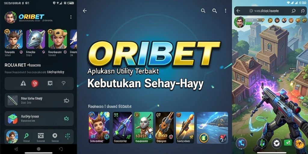 Tampilan antarmuka ORIBET yang intuitif dan menarik.