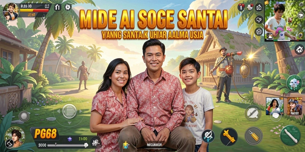 Tampilan gameplay PGG68 yang menyenangkan dan menawan.
