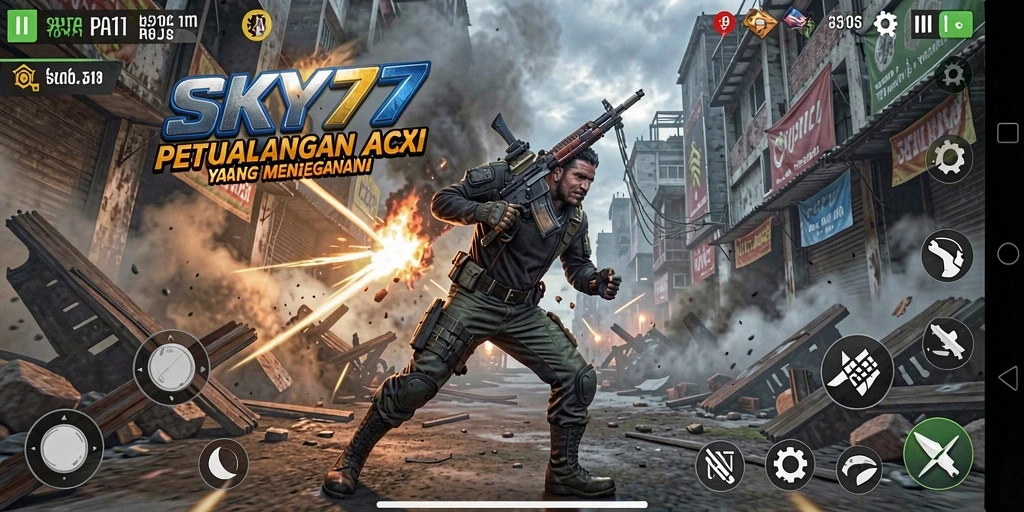 Tangkapan layar utama dari gameplay aksi yang seru.