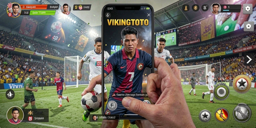 Tampilan gameplay yang menarik dari VIKINGTOTO dalam pertandingan olahraga.